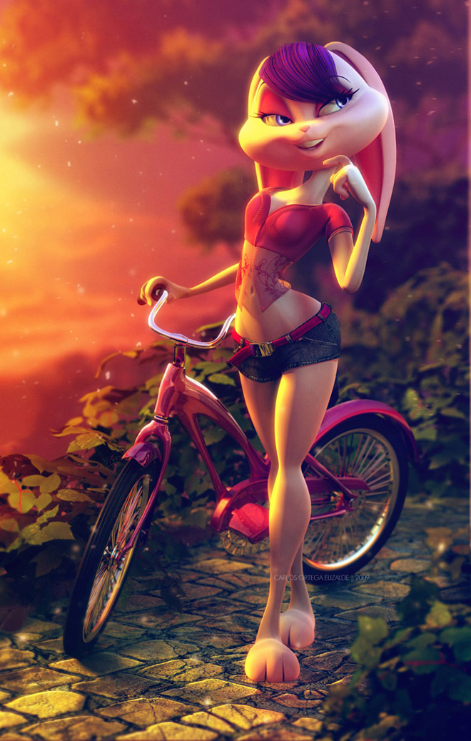 Picture-4 ( 25 Beautiful 3D Pin-ups and character designs by Carlos Ortega Elizalde )